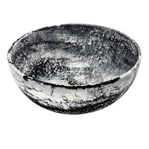 Plat peu profond en résine brun foncé à motif tourbillonnant, bord large, lisse, fait à la main, écologique, passe au lave-vaisselle, art moderne, décoratif antique - Product Image 2