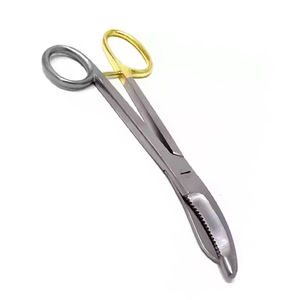 Ciseaux à pansement TC BRUNS de qualité supérieure courbés 24.0 cm ciseaux chirurgicaux en acier inoxydable ciseaux de coupe en plâtre poignée en or - Product Image 3