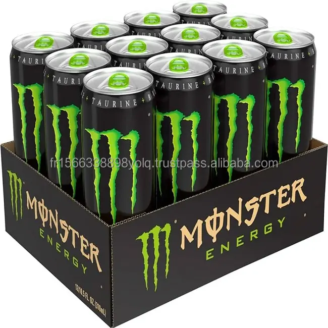 Alle Geschmacksrichtungen Monster Energiegetränk, grün Original, 10,5 Fl Unzen (Verpackung mit 12)