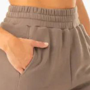 กางเกงวอร์มผ้าฟลีซสำหรับวิ่งสำหรับผู้ชายกางเกงขาบานแบบลำลองเอวสูงปักโลโก้ได้ตามต้องการ - Product Image 5