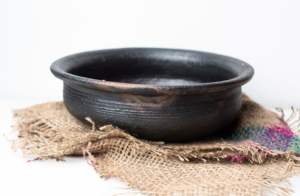 Wholesale <b>Set</b> of 3 Eco-Friendly Clay Black Skillets Unglazed Natural Earthenware Kitchen <b>Pans</b> with Induction Bottom - Product Image 5