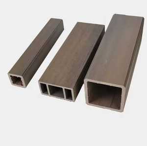 2025 thiết kế mới ngoài trời <span class=keywords><strong>WPC</strong></span> gỗ Ống-Nhà máy trực tiếp rỗng Ống Vuông cho phân vùng tường, sinh thái thân thiện và tùy chỉnh - Product Image 5