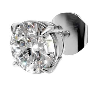 Pendientes de Diamante Moissanite Solitario, Chapados en Oro de 14k y 18k, para Mujer, Fiesta, Boda, Joyería con Certificado IGI - Product Image 5