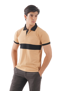 Polo de manga corta para hombre, camiseta informal de verano, tela de mezcla de algodón transpirable ligera, botón de Cuello clásico - Product Image 4