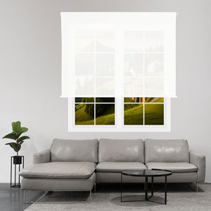 Stores enrouleurs translucides Well Home - Blanc, 140 x 180 cm (largeur x longueur) / Taille du tissu 137 x 175 cm - Product Image 6