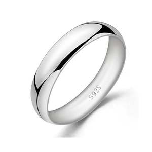 Jeulia Simple Polished Women's Band Fine <b>Ring</b> - Product Image 1