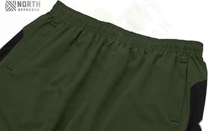 Oem Custom Men's Casual Gym Shorts <b>Black</b> Polyester Print Pattern Plain Dyed Breathable Quick Dry Mid Drawstring Closure Fitness - Product Image 5