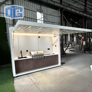 Modular Design Stainless Steel <strong>Units</strong> with BBQ and Sink Outdoor <strong>Kitchen</strong> Shed Weatherproof Structure for Outdoor Leisure Spaces - Product Image 1