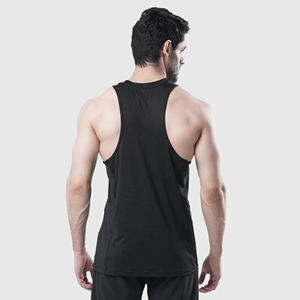 Débardeurs d'entraînement 100% coton pour hommes Logo personnalisé Polyester respirant été imprimé couleur unie côtelé Fitness capuche tricotée - Product Image 4