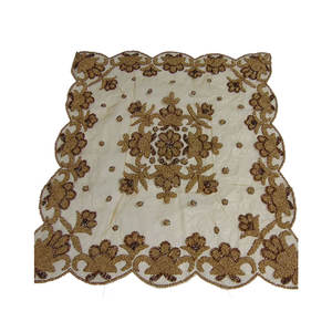 Mantel bordado de organza, rectángulo de encaje y cubierta de mesa cuadrada para el hogar, boda y Decoración elegante - Product Image 1