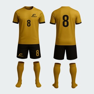 Unisex Soccer Uniform Sets Heat-Transfer Printed Short Sleeve Quick Dry Breathable Spandex/<b>Polyester</b> Fabric Customizable Team - Product Image 5