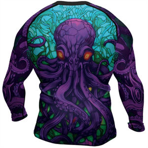 Rashguards à manches longues pour hommes 2026, chemises de compression de haute qualité avec impression par sublimation, prix de gros, rashguard pour hommes - Product Image 3