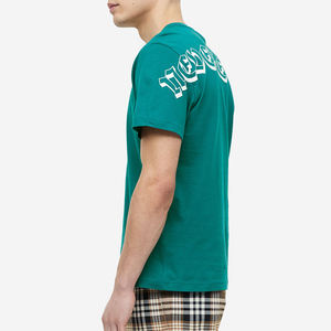 T-shirts avec logo personnalisé d'été décontracté en col V T-shirts vierges en coton 100% coton imprimé de haute qualité - Product Image 2