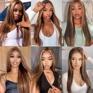 Water Wave Virgin Human Hair HD Lace <b>Wig</b> With Tangle Free Cuticle Alignment, Shed Free Strands And Pre Plucked Hairline - Product Image 1