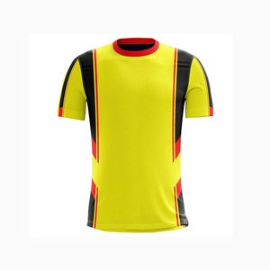 Camiseta de Fútbol Personalizada por Sublimación para Hombre, Blanca y Negra, Cuello Redondo, Manga Corta, Transpirable, Antibacteriana, Ligera y Deportiva - Product Image 4