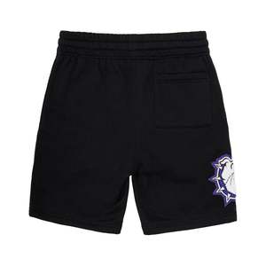 Premium High Street French Terry Pants Hip Hop Short Chenille Bordado Cordón Cintura elástica Custom Patchwork Sports Shorts - Product Image 3