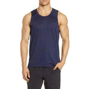 OEM Custom Ribbing Sleeveless Running Tank Tops Tight Man <b>Vest</b> Sport <b>Gym</b> Fitness Muscle <b>Men</b> Ribbed Tank Top - Product Image 6