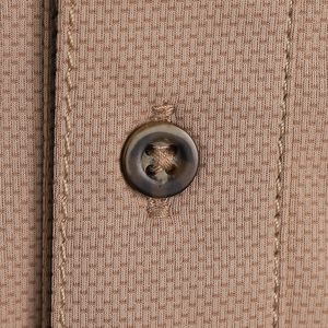 Camisa de nailon y spandex para hombre, ligera, de secado rápido, de manga corta, extragrande, informal, color bisque, proveedor mayorista - Product Image 4