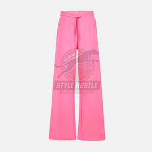 Pantalones Deportivos Acampanados para Mujer, Hechos de Algodón Resistente al Viento, con Logotipo Personalizado, Tallas Grandes, Estilo Único - Product Image 6