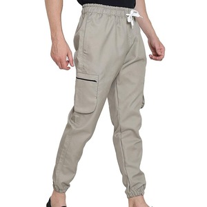 Pantalon et pantalon de sport décontracté grande taille pour hommes avec poches design empilé avec cordon de serrage - Product Image 3