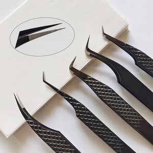 Pince à épiler Volume de marque privée pince à épiler à pointe de fibre de haute précision pour l'extension de cils en gros - Product Image 6