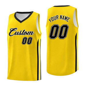 Factory Best Quality <b>Stitched</b> Custom Design Breathable Short Sleeve Basketball Jersey with Customizable Logo and Team Style - Product Image 1