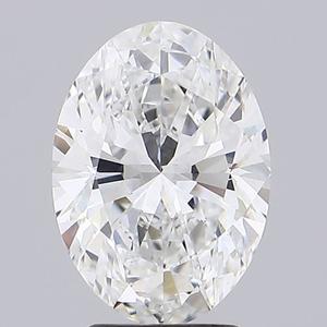 IGI Oval Cut 3,22 CT Lab Grown Diamond Loose para anillo F Color VS1 Clarity Lab Diamond Eco Friendly Diamond Loose para ella - Product Image 1