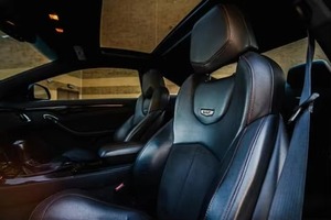 2024 Cadillac CTTS-V купе, популярный автомобиль с кожаными сиденьями в изысканном стиле, левая камера заднего вида - Product Image 6