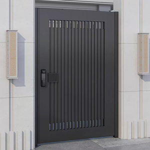 Puerta Exterior de Seguridad Residencial de Aluminio Metálico, Personalizable, para Patio Trasero - Product Image 1