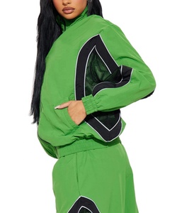 Traje Impermeable de Nylon para Mujer, Cortavientos, con Cremallera por Encima de la Rodilla, para Verano - Product Image 6