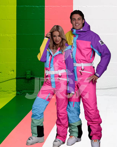 Mono de Esquí y Snowboard Unisex de Talla Grande, Estampado, Transpirable, Impermeable, Cortavientos, con Capas Térmicas y Pantalones Personalizables - Product Image 3