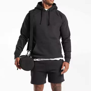 Alta calidad Streetwear Basics Pullover Mens Gym Hoodie Ropa informal Transpirable Venta al por mayor Venta caliente Sudadera con capucha de tamaño personalizado - Product Image 3