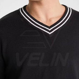 Sudadera de Cuello en V Ajustada para Hombre, Top de Moda, Sudadera Básica de Cuello en V para Hombre, Sudadera Informal de Cuello en V - Product Image 6