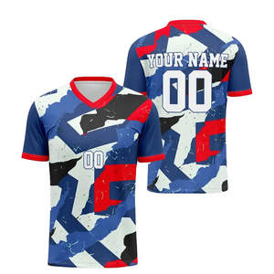 Maillot de football personnalisé pour hommes de qualité supérieure, imprimé par sublimation, vêtements de football, maillots, séchage rapide avec logo et numéro du joueur - Product Image 3