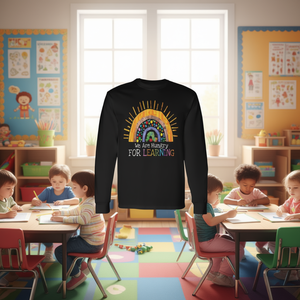 T-shirt à manches longues pour la maternelle - Nous sommes prêts à apprendre - Produit promotionnel - Product Image 3