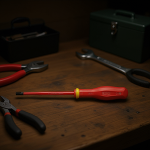 Destornilladores Delgados USAG 1000V para Tornillos de Cabeza Plana, Categoría de Producto Premium - Product Image 3