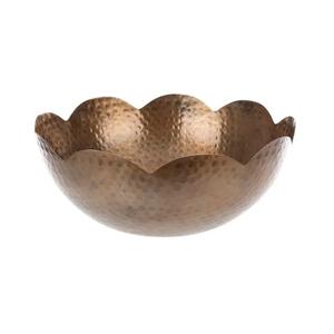 Bol de service alimentaire en aluminium nickelé couleur gris pour la cuisine et la table Bol à salade et à soupe de style classique - Product Image 2