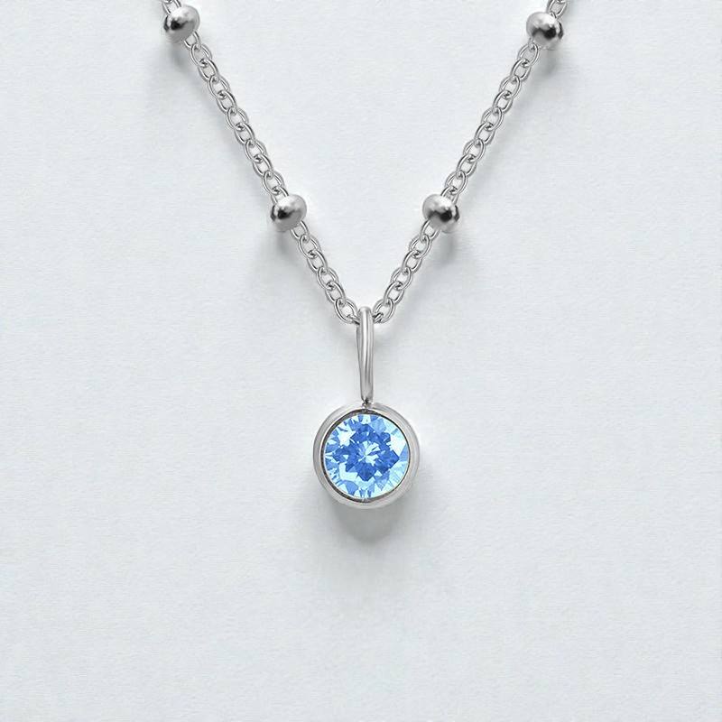 อะความารีน ควอตซ์ เงิน