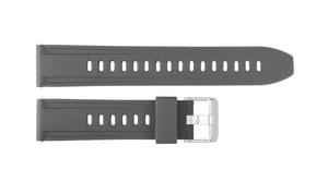 JD095 Correa de Silicona Ajustable Deportiva Gris Unisex para Reloj Inteligente, 27 cm, Acero Inoxidable, Transpirable, Suave, Ligera e Impermeable - Product Image 3