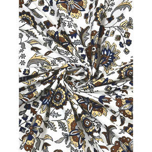 BLOCKS INDIA Sanganeri imprimé coton Viscose économie King Size ensemble de draps 18 coussins décoratifs 225X270 CM SAPHIR - Product Image 2