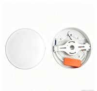 Plafonnier LED sans cadre en PP, dimmable, 18W, 3000K/4000K/6500K CCT, minimaliste, salon, IP20, CE, CB, EMC