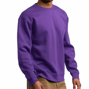 Factory Rate Sweatshirts for <b>Men</b> and Hot Sale Best Quality 100% Fleece Customized Logo Cotton Sweatshirts - Product Image 3