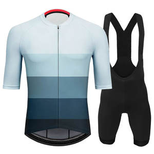 Ropa de ciclismo personalizada Conjunto de traje de Jersey de ciclismo con impresión por sublimación ligera Uniformes de ciclismo transpirables - Product Image 5