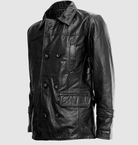2026 Top vente unisexe élégant en cuir véritable moto veste support avant écologique étanche personnalisable couleurs tailles - Product Image 5