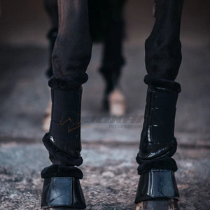 รองเท้าบูทกระดิ่งม้าสำหรับการขี่ทุกวันทำจากหนัง PU กันน้ำและผ้าโพลีเอสเตอร์เนื้อนุ่มเหมาะสำหรับการฝึกซ้อมและการแข่งขัน - Product Image 5