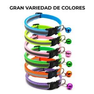 Collare LED Riflettente Moderno per Cani e Gatti, Guinzaglio in Nylon Semplice ed Elegante con Stampa Cartoon per Piccoli Animali - Product Image 4