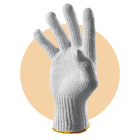 Soldes de janvier pour les gants en coton tricoté, poids 500 grammes, pour le jardinage