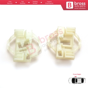 Clips de réparation de lève-vitre BWR34+BWR63 avant droit pour Polo Classic 6V Caddy MK2 Cordoba MK1 Ibiza MK2 Inca Octavia MK1 1U 6K - Product Image 2
