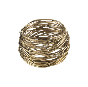 Hot Sale Metal Round Mesh Napkin Rings For Dinning <b>Table</b> <b>Parties</b> Wedding Restaurant - Product Image 1