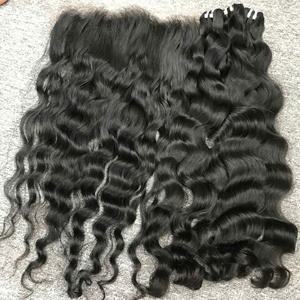 Cabello Ondulado Vietnamita, Ondulado Natural Remy Virgen 1B, Tejido Profesional de Alta Longitud, Doble Trama, Todos los Colores - Product Image 4